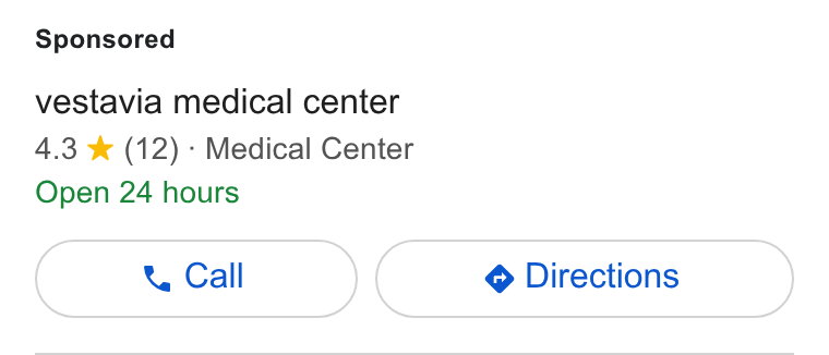 Surgical Institute of Alabama ad creative