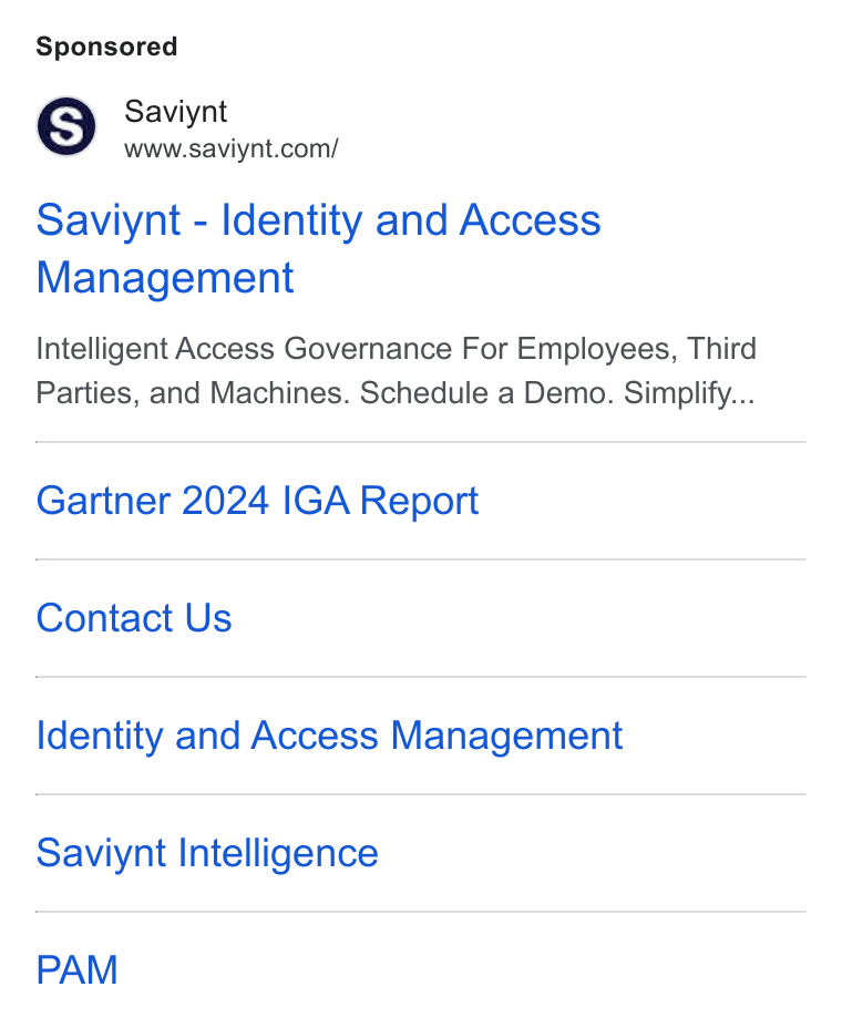 Saviynt ad