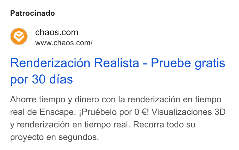Chaos ad on Google Ads: www.chaos.com/ Renderizacion Realista - Pruebe gratis por 30 dias Ahorre tiempo y dinero con la renderizacién en tiempo real de Enscape. j Pruébelo por 0 €! Visualizaciones 3D y renderizacién en tiempo real. Recorra todo su proyecto en segundos.
