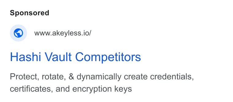 Akeyless ad