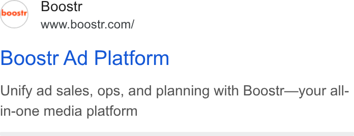 boostr ad on Google Ads: Boostr Ad Platform Unify ad sales, ops, and planning with Boostr—your all- in-one media platform