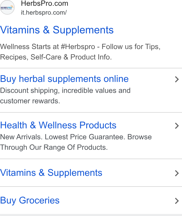 AfterShip ad on Google Ads: it.herbspro.com/ Vitamins & Supplements Wellness Starts at #Herbspro - Follow us for Tips, Recipes, Self-Care & Product Info. Buy herbal supplements online > Discount shipping, incredible values and customer rewards. Health & Wellness Products > New Arrivals. Lowest Price Guarantee. Browse Through Our Range Of Products. Vitamins & Supplements > Buy Groceries >