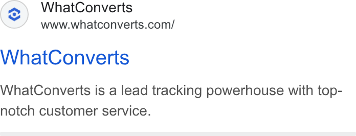 WhatConverts ad on Google Ads: What Converts What Converts is a lead tracking powerhouse with top- notch customer service.