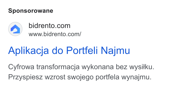 Bidrento ad on Google Ads: www.bidrento.com/ Aplikacja do Portfeli Najmu Cyfrowa transformacja wykonana bez wysitku. Przyspiesz wzrost swojego portfela wynajmu.