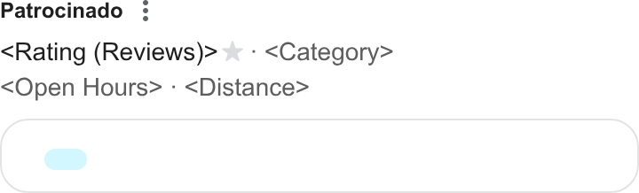 LearnTube.ai ad on Google Ads: Patrocinado =: Rating (Reviews)> * - <Category> Open Hours> « <Distance> Co O UU