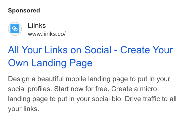EMR USA ad on Google Ads: All Your Links on Social - Create Your Own Landing Page Design a beautiful mobile landing page to put in your social profiles. Start now for free. Create a micro landing page to put in your social bio. Drive traffic to all your links.