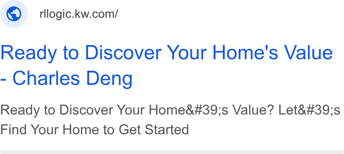 Cognito Forms ad on Google Ads: Ready to Discover Your Home's Value Charles Deng Ready to Discover Your Home's Value? Let's Find Your Home to Get Started