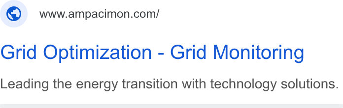 Ampacimon ad on Google Ads: Grid Optimization - Grid Monitoring Leading the energy transition with technology solutions.
