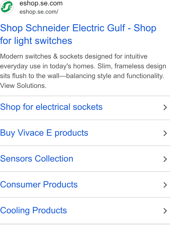 Schneider Electric ad on Google Ads: eshop.se.com/ Shop Schneider Electric Gulf - Shop for light switches Modern switches & sockets designed for intuitive everyday use in today's homes. Slim, frameless design sits flush to the wall—balancing style and functionality. View Solutions. Shop for electrical sockets > Buy Vivace E products > Sensors Collection > Consumer Products > Cooling Products >