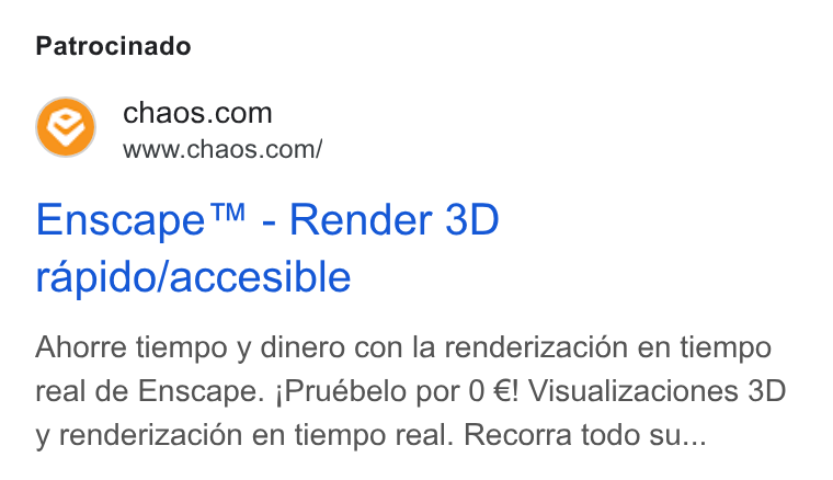 Chaos ad on Google Ads: www.chaos.com/ Enscape™ - Render 3D rapido/accesible Ahorre tiempo y dinero con la renderizacién en tiempo real de Enscape. j Pruébelo por 0 €! Visualizaciones 3D y renderizacion en tiempo real. Recorra todo su...
