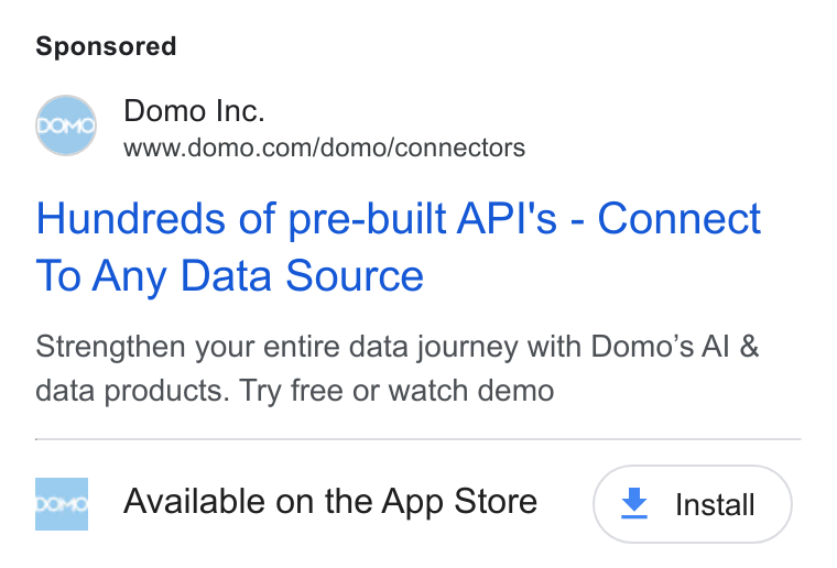 Domo GDN Ad