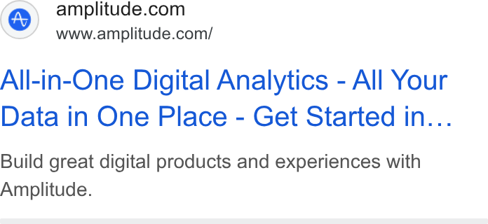 Amplitude ad on Google Ads: www.amplitude.com/ All-in-One Digital Analytics - All Your Data in One Place - Get Started in... Build great digital products and experiences with Amplitude.