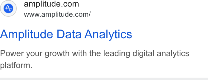 Amplitude ad on Google Ads: www.amplitude.com/ Amplitude Data Analytics Power your growth with the leading digital analytics platform.