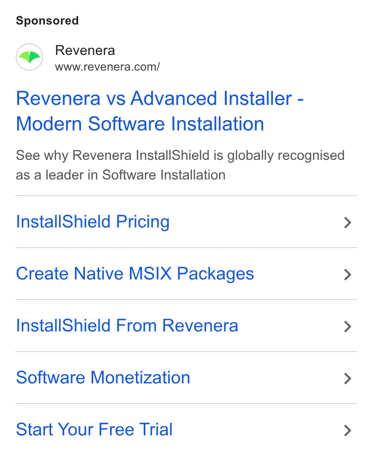 Revenera ad on Google Ads: Revenera vs Advanced Installer - Modern Software Installation See why Revenera Install Shield is globally recognised as a leader in Software Installation Install Shield Pricing > Create Native MSIX Packages > Install Shield From Revenera > Software Monetization > Start Your Free Trial >