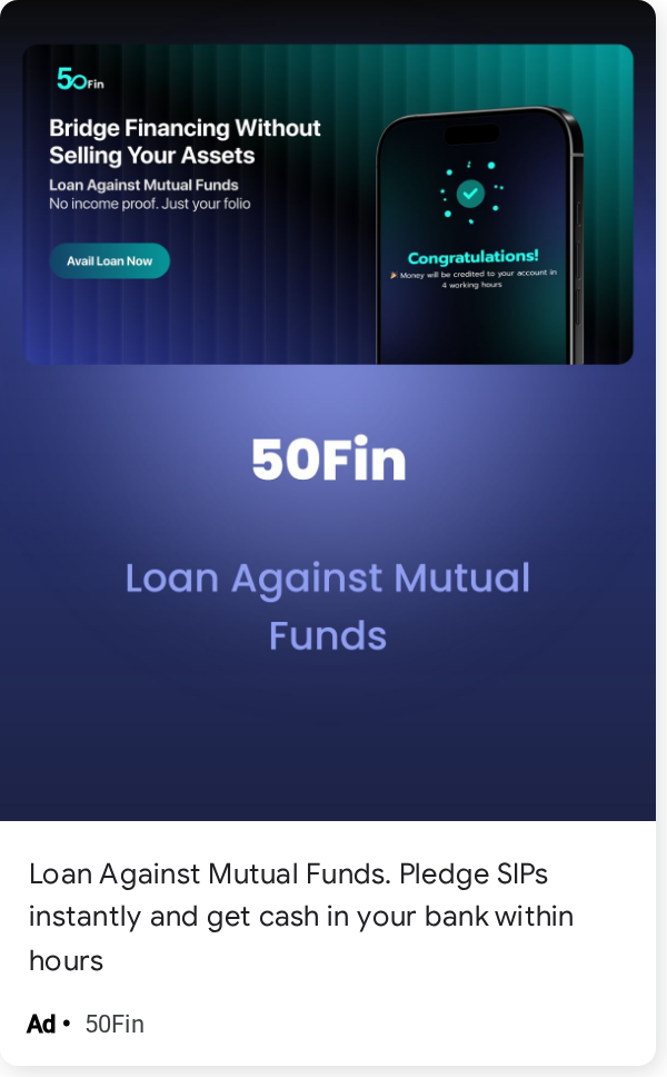50Fin ad on Google Ads