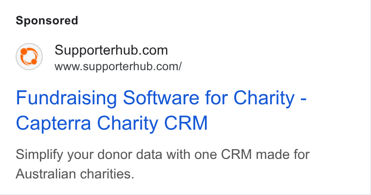 SupporterHub ad on Google Ads: www.supporterhub.com/ Fundraising Software for Charity - Capterra Charity CRM Simplify your donor data with one CRM made for Australian charities.