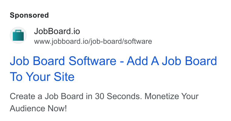 Jobs24 ad on Google Ads: ro Job Board.io www.jobboard.io/job-board/software Job Board Software - Add A Job Board To Your Site Create a Job Board in 30 Seconds. Monetize Your Audience Now!
