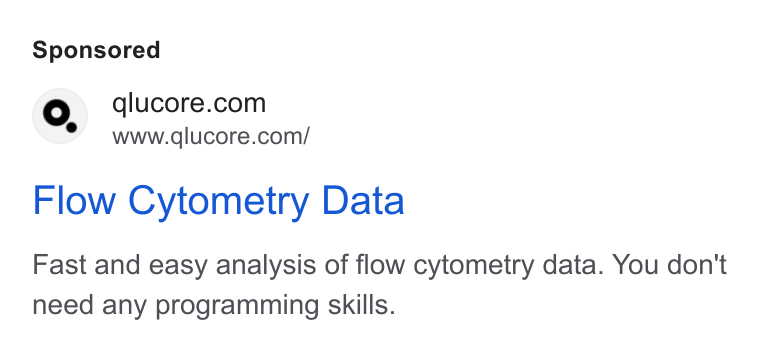 Qlucore ad on Google Ads: www.qlucore.com/ Flow Cytometry Data Fast and easy analysis of flow cytometry data. You don't need any programming skills.