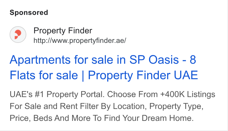 propertyfinder FZ-LLC ad creative