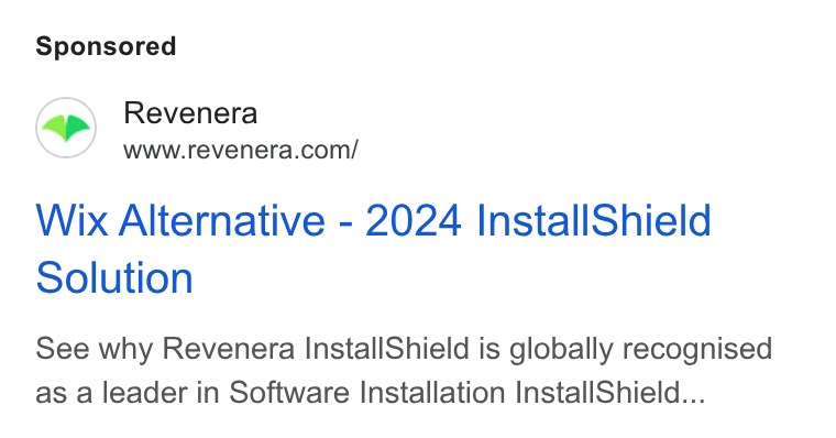 Revenera ad on Google Ads: Wix Alternative - 2024 Install Shield Solution See why Revenera Install Shield is globally recognised as a leader in Software Installation Install Shield...