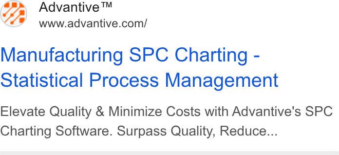 Advantive ad on Google Ads