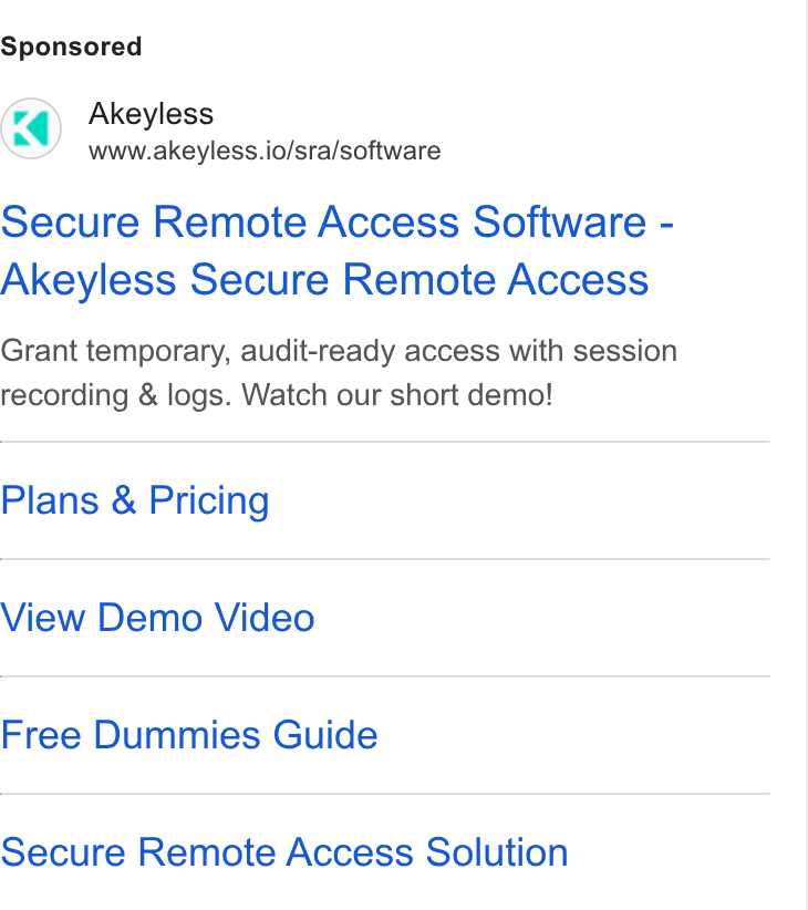 Akeyless ad