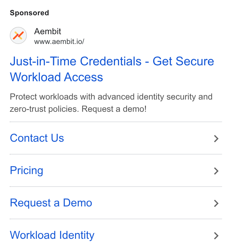 Aembit ad