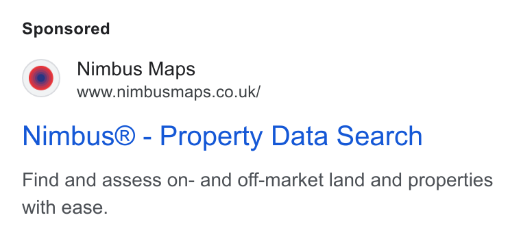 Nimbus ad on Google Ads: Nimbus® - Property Data Search Find and assess on- and off-market land and properties with ease.