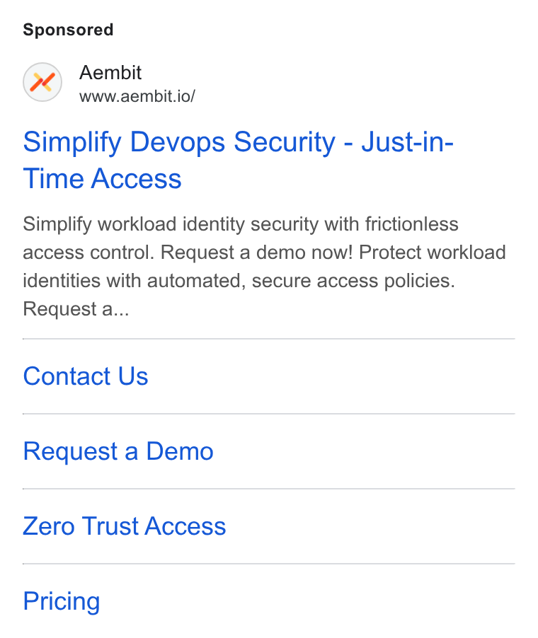 Aembit ad