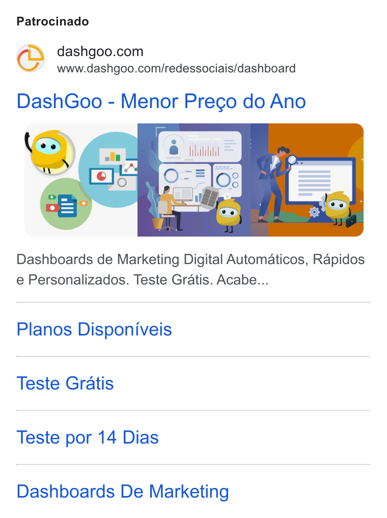 mLabs ad on Google Ads: www.dashgoo.com/redessociais/dashboard Dash Goo - Menor Prego do Ano Dashboards de Marketing Digital Automaticos, Rapidos e Personalizados. Teste Gratis. Acabe... Planos Disponiveis Teste Gratis Teste por 14 Dias Dashboards De Marketing
