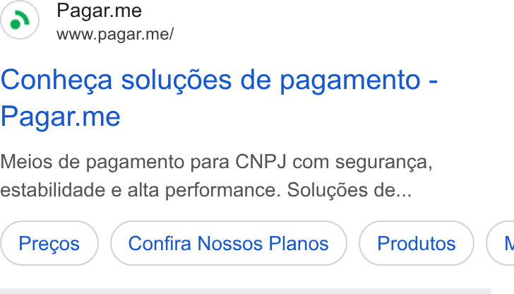 Pagar.me ad on Google Ads: Pagar.me www.pagar.me/ Conhega solugdes de pagamento - Pagar.me Meios de pagamento para CNPJ com seguranga, estabilidade e alta performance. Solucdes de... Confira Nossos Planos Cn