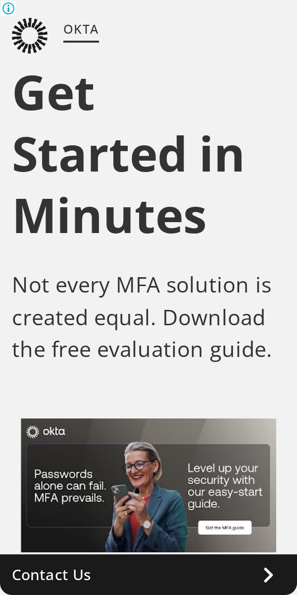 Okta ad