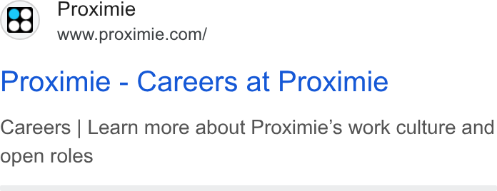 Proximie ad on Google Ads: Proximie - Careers at Proximie Careers | Learn more about Proximie’s work culture and open roles