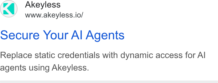 Akeyless ad