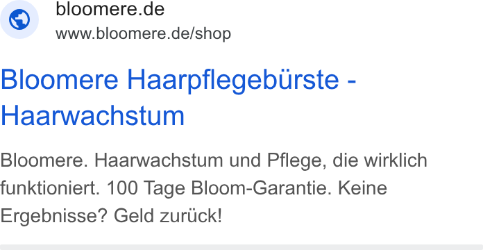 Bloomere OÜ ad creative