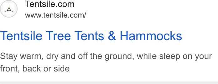 PushOwl ad on Google Ads: www.tentsile.com/ Tentsile Tree Tents & Hammocks Stay warm, dry and off the ground, while sleep on your front, back or side