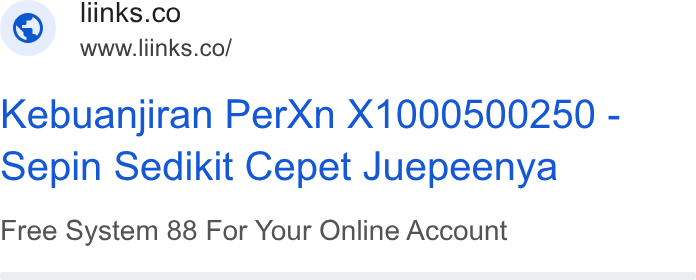 EMR USA ad on Google Ads: www.liinks.co/ Kebuanjiran Per Xn X1000500250 - Sepin Sedikit Cepet Juepeenya Free System 88 For Your Online Account