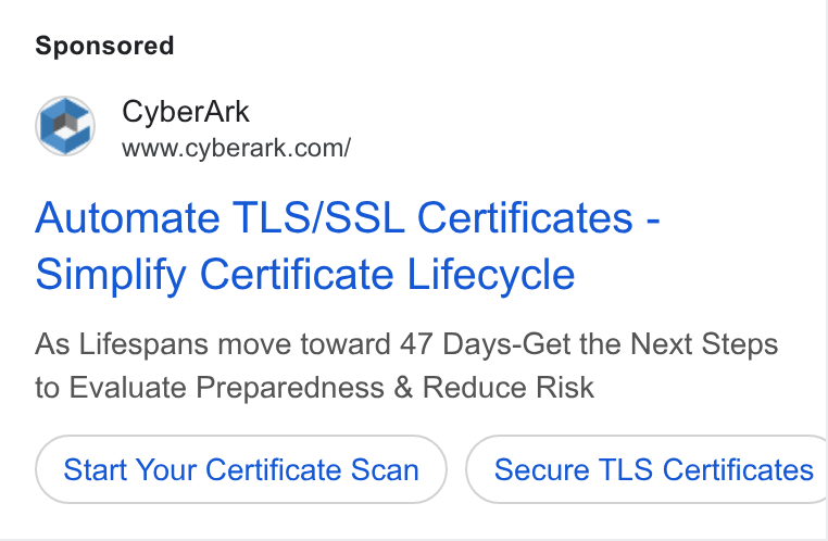 CyberArk ad