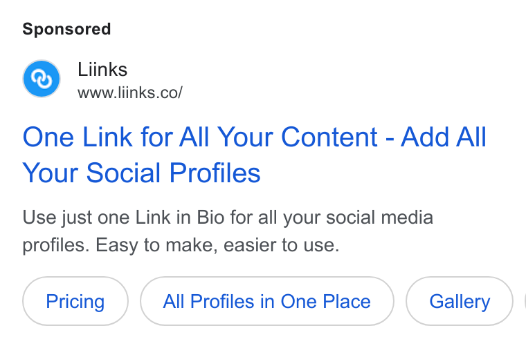 EMR USA ad on Google Ads: One Link for All Your Content - Add All Your Social Profiles Use just one Link in Bio for all your social media profiles. Easy to make, easier to use. All Profiles in One Place Gallery } |