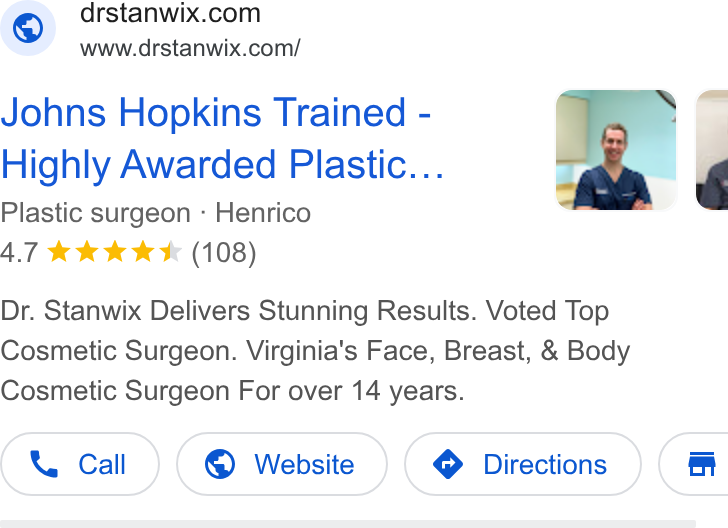 Stanwix Plastic Surgery ad creative