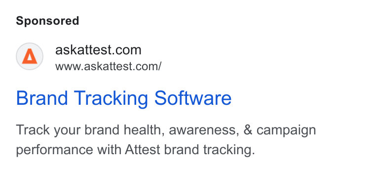 Attest ad on Google Ads: www.askattest.com/ Brand Tracking Software Track your brand health, awareness, & campaign performance with Attest brand tracking.