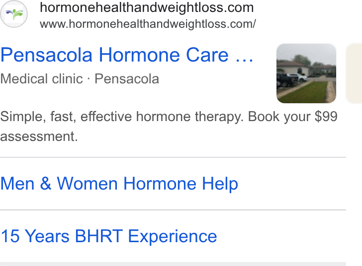 Hormone Health and Weight Loss of Birmingham, Alabama ad creative