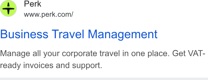 Yokoy ad on Google Ads: Business Travel Management Manage all your corporate travel in one place. Get VAT- ready invoices and support.