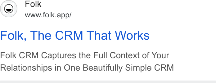 folk ad on Google Ads: Folk www.folk.app/ Folk, The CRM That Works Folk CRM Captures the Full Context of Your Relationships in One Beautifully Simple CRM