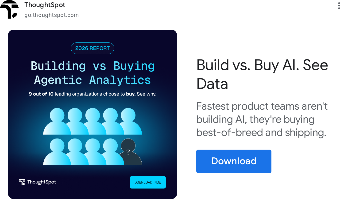 ThoughtSpot GDN Ad
