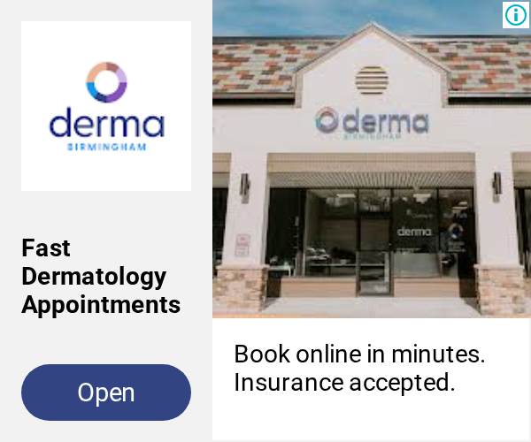 Derma Birmingham ad creative