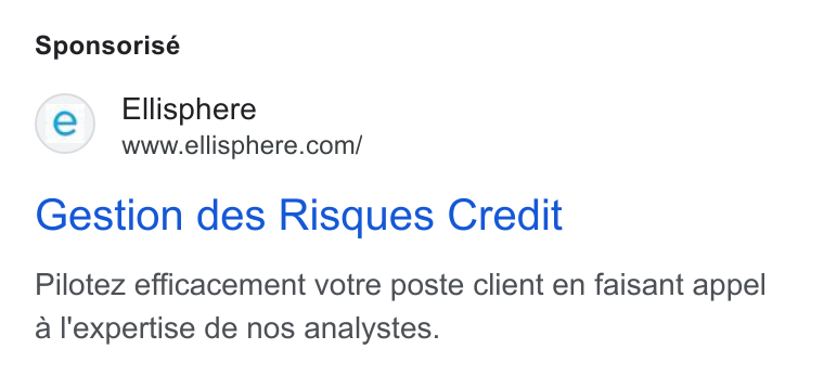 Webmecanik ad on Google Ads: Sponsorisé Gestion des Risques Credit Pilotez efficacement votre poste client en faisant appel a l'expertise de nos analystes.