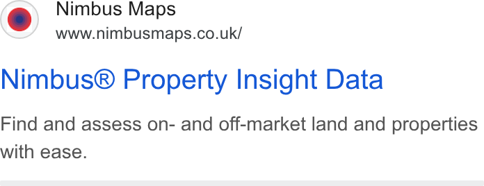 Nimbus ad on Google Ads: Nimbus® Property Insight Data Find and assess on- and off-market land and properties with ease.