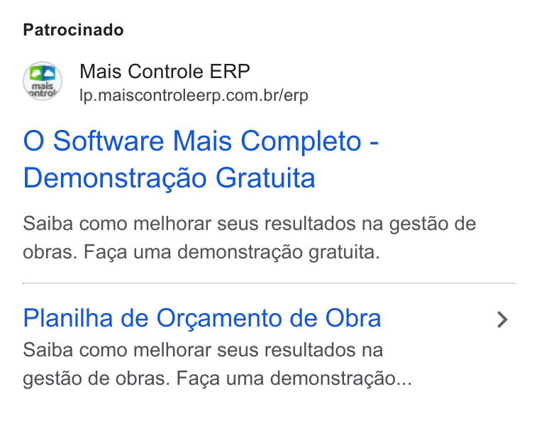 Mais Controle ad on Google Ads: Patrocinado O Software Mais Completo - Demonstragao Gratuita Saiba como melhorar seus resultados na gestao de obras. Faga uma demonstragao gratuita. Planilha de Orgamento de Obra Saiba como melhorar seus resultados na gestao de obras. Faga uma demonstra¢ao...