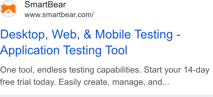 QMetry ad on Google Ads: Desktop, Web, & Mobile Testing - Application Testing Tool One tool, endless testing capabilities. Start your 14-day free trial today. Easily create, manage, and...